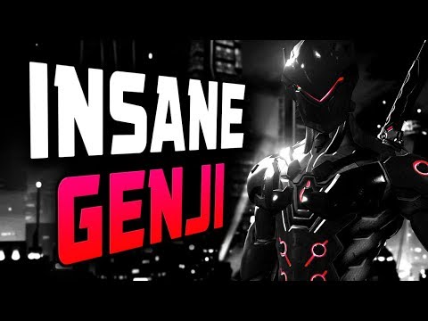Amazing Genji Gameplay - Kafeee! [ OVERWATCH SEASON 12 TOP 500 ]