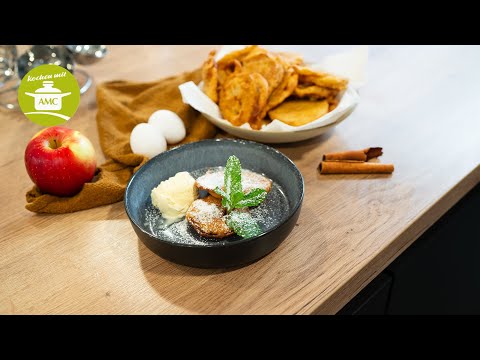 Apfelringe im Bierteig