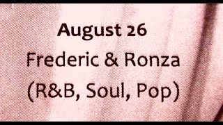 YOU'RE ALL I NEED TO GET BY performed by FREDERIC & RONZA in SAINT JOSEPH, MICHIGAN 2016