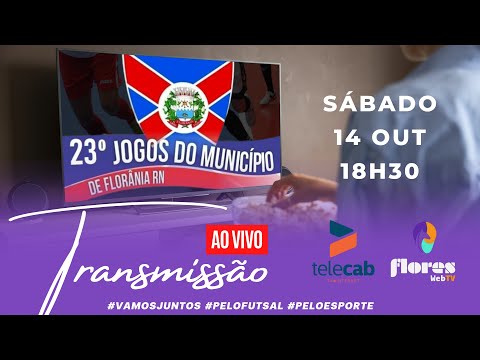 [AO VIVO] FINAIS - Sub 09, 11, 13 e Feminino 23º Jogos do Município de Florânia/RN - 14/10/2023