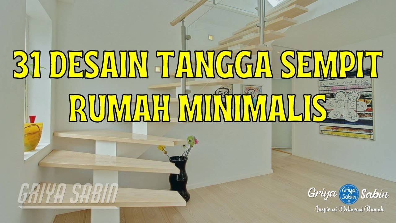 31 Inspirasi Desain Tangga Sempit Untuk Rumah Kecil Minimalis