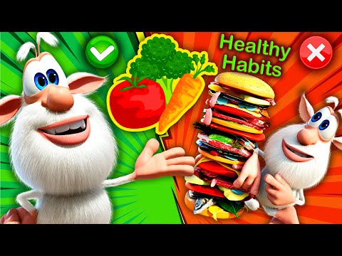 Booba - Healthy Food vs. Fast Food - Cartoon for kids