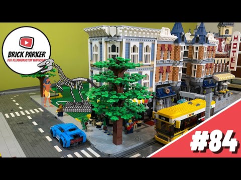💥LEGO STADT UPDATE - Folge 84 - Fläche für das Eingangsportal zum Museum / Erhöhung mit Café Corner💥