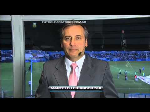 Marcelo Lewandowski. Racing 1 - River 0. Fecha 17. Torneo Inicial 2013. Fútbol Para Todos