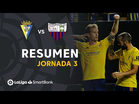 Highlights Cadiz CF vs Extremadura UD (2-1)