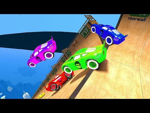 GTA 4 Hulk Lightning McQueens Tallest Ramp Jump Testing - [GTA IV Ramp]