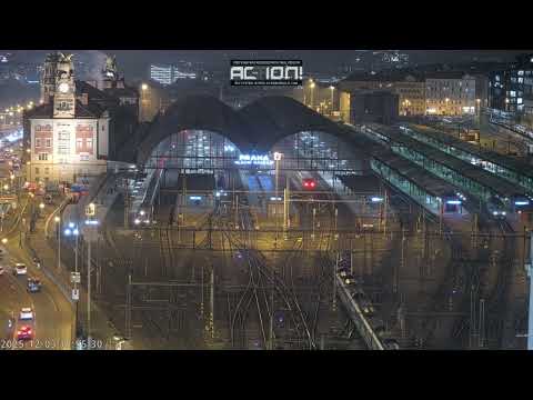 Hlášení Praha hlavní nádraží - Zrušení vlaku R 756, 3.12.2025 [INISS 2]