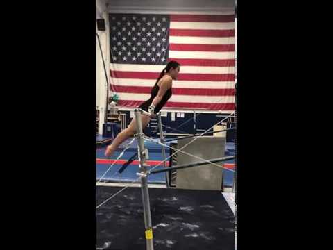 Uneven Bars Toe-On Catch 11/15/18