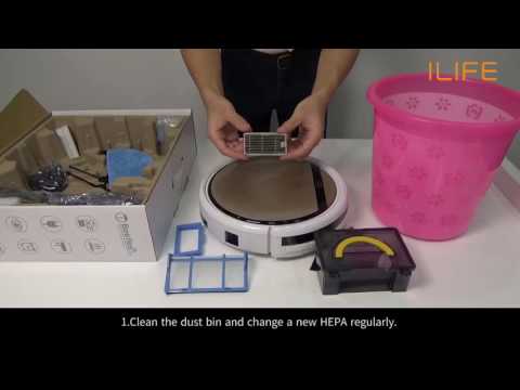 ILIFE V5S FAQ Q4 - why has the suction level decreased after used for some time?