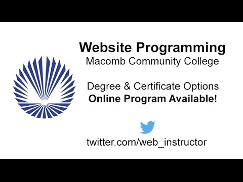 IT Website Programming - Macomb Community College