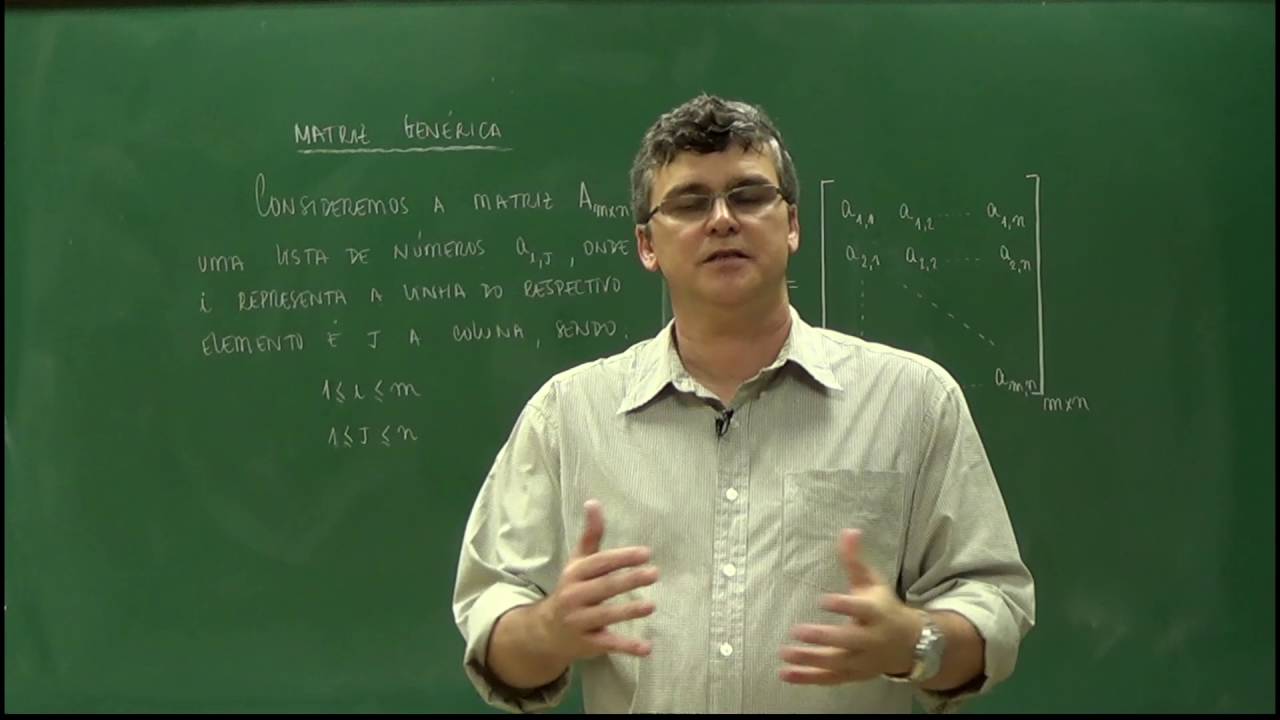 A definição de matriz