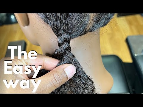 How to Braid Hair For Complete Beginners - Learning the basics! 3 Strand Braid Step by Step!