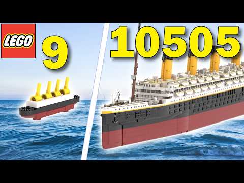 Lego Titanic in Different Scales - Size Comparison