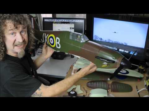 E-Flite Hawker Hurricane Un-boxing/Build Pt 1