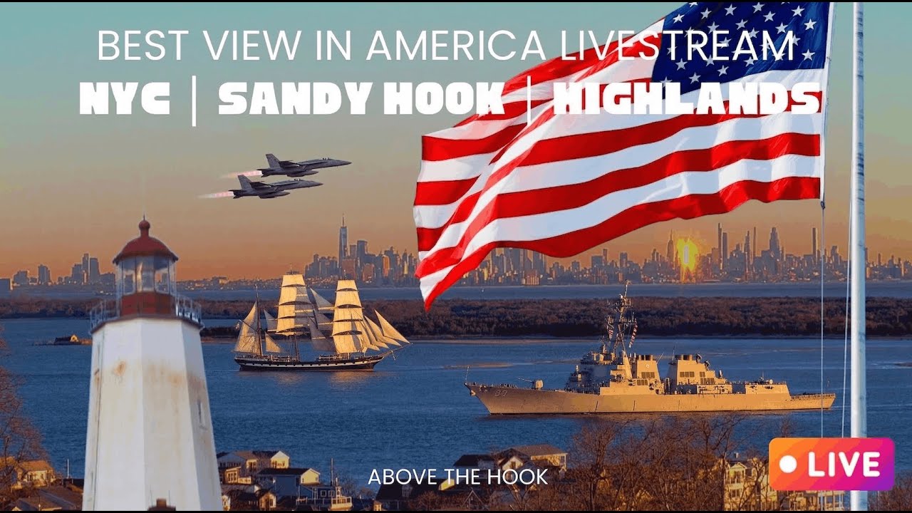 Live webcam view of Sandy Hook Bay Harbor View, Highlands