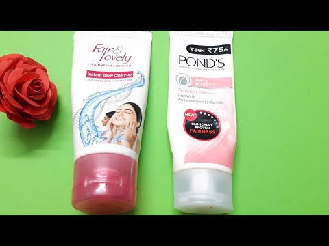 Pond's White Beauty Face Wash Vs Fair&Lovely Face Wash Review