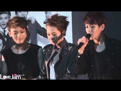 130616 EXO xiumin 시우민 인천팬사인회 / 테이블 넘기 & 비타오백 주기ㅎ0ㅎ