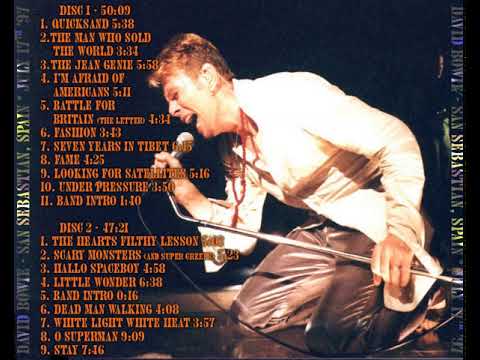 David Bowie San Sebastian Spain july 17th 1997 ( audio )