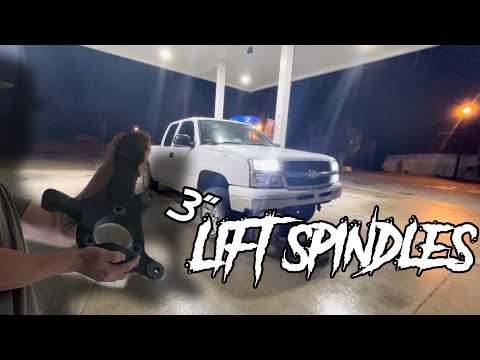 Installing 3” lift spindles on my 2wd silverado