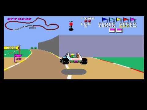 Lukozer Retro Game Review 186 - Buggy Boy - Commodore Amiga