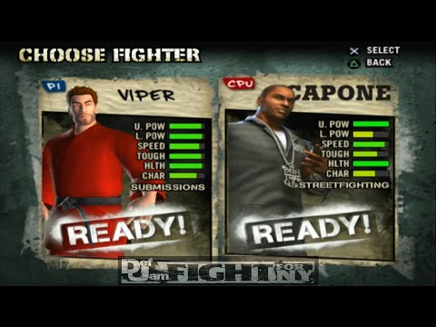 Def Jam Fight For NY | VIPER vs CAPONE | 3 Matches | HARD! (PS3 1080p)