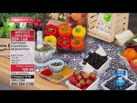 HSN | Kitchen Innovations featuring FreshPaper 08.07.2017 - 01 AM