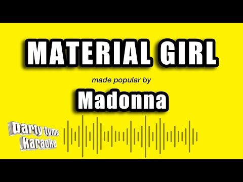 Madonna - Material Girl (Karaoke Version)