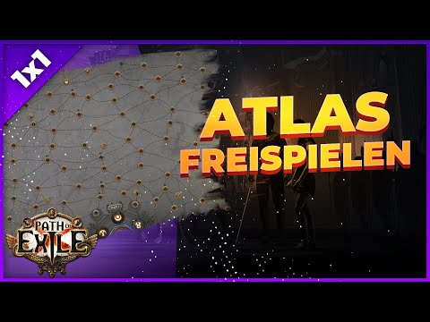 Atlas EINFACH freispielen & vervollständigen [Path of Exile Starter 1x1]