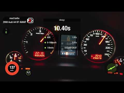 Audi A4 B7 Avant 3.0 TDI Quattro + Stage 1 by MADturbo 300HP+ 680NM+ #audia4b7 #30tdi #dragy #stage1