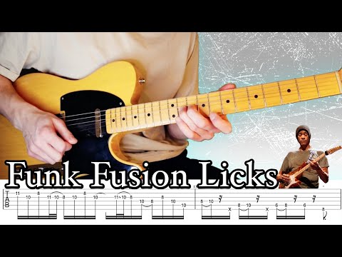 Greg Howe-Inspired Funk Fusion Licks (tabs + PDF)