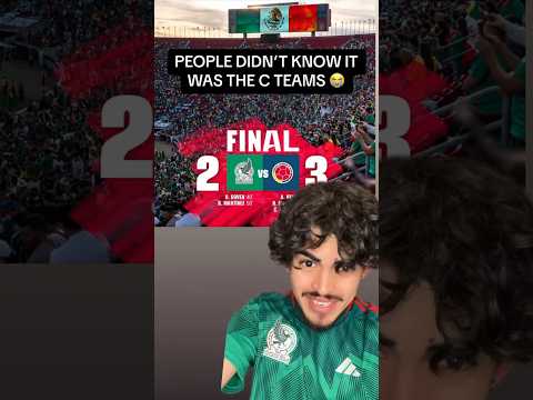 Mexico vs Colombia Was Embarassing 😭