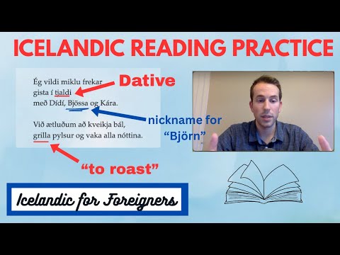 Story Time with Brian - Structured Icelandic Reading