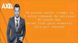 Quédate | Axel | Letra |