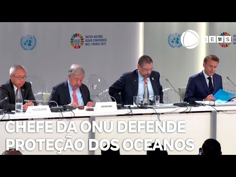 Conferência dos Oceanos: chefe da ONU defende assinatura de pacto internacional
