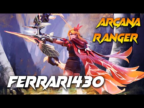 Ferrari430 Arcana Wind Ranger - Dota 2 Pro Gameplay [Watch & Learn]