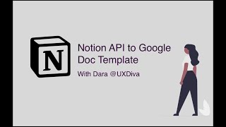 Notion API to Google Doc Template