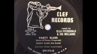 Party Blues - Ella Fitzgerald, Joe Williams and Count Basie Big Band