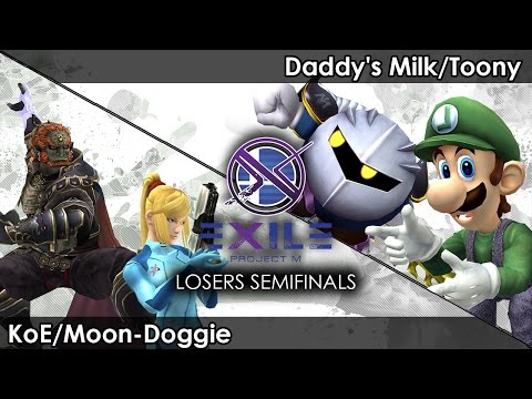 Project M: KoE/Moon-Doggie V Daddy's Milk/Toony - Exile 83 Tournament SSBPM