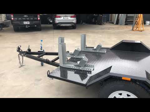 Modern Trailers Australian Made Motorbike Trailer 7x5 Single Axle Rated to 750KG