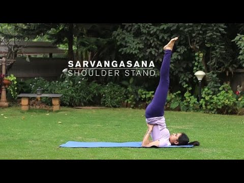 How to do Sarvangasana - Shoulder Stand Yoga Pose