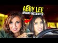 ABBY LEE MILLER TEACHES ME HOW TO DRIVE!