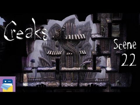 Creaks: Scene 22 Walkthrough + Painting & iOS Apple Arcade Gameplay (by Amanita Design)