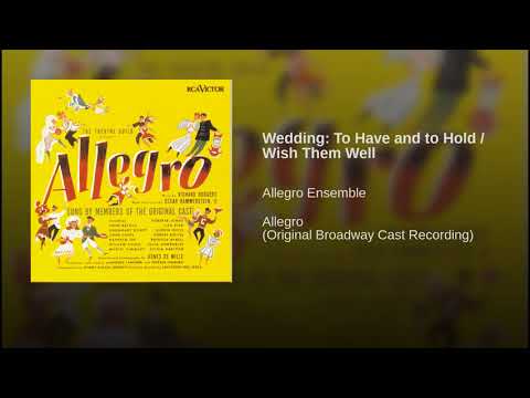 Cast performing the Finale Act I medley from Allegro