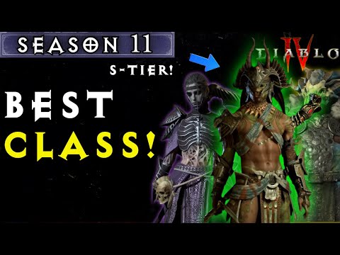 Best Class in Season 11 – Full Rankings & Best Builds (Diablo 4)