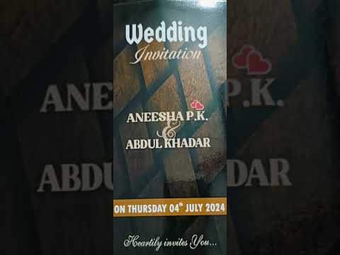 anisa weds hakeem | wedding song | best wishes: mufeeza & shazil