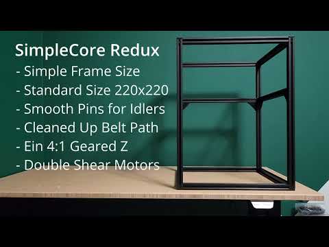 DIY Beginner Friendly CoreXY 3D Printer SimpleCore Redux EP1 - The overview