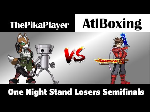 One Night Stand: ThePikaPlayer (Chibi-Robo, Fox) vs AtlBoxing (Lloyd) - Losers Semifinals SSF2