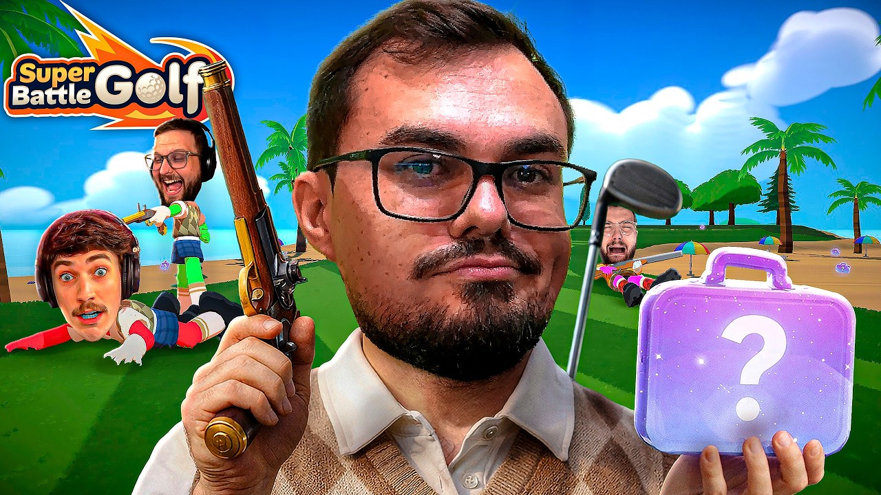 TESTAMOS 3 MODOS CAÓTICOS NO GOLF - Super Battle Golf