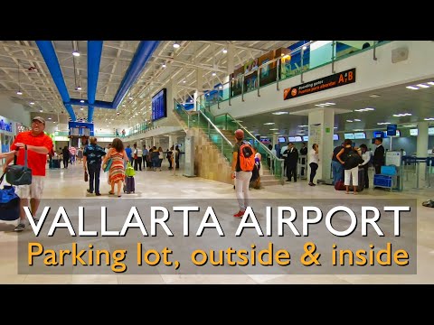 Aeroporto de Puerto Vallarta (PVR), fora e dentro dos terminais A e B