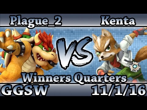 GGSW 5 - Plague_2 (Greninja, Bowser) Vs Kenta (Fox) Smash Wii U Winners Quarters - Smash 4